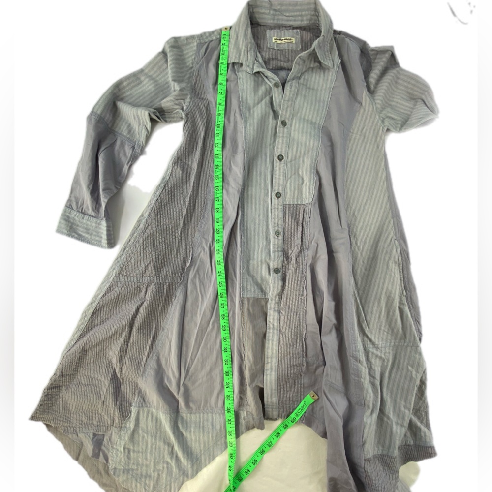 Free People We The Free Remade Dress Shirt Blue Lavender Small NWOT - Picture 10 of 16